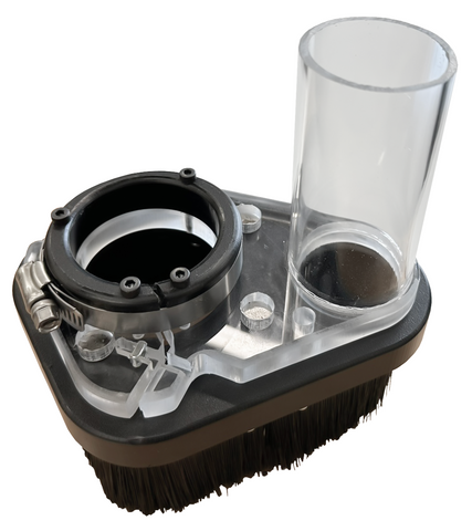 Dust Foot Assembly for Desktop Tools with Spindle