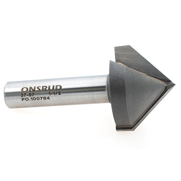 thumbnail image 2 of 90-degree V-bit CNC Router Bit - IDC Woodcraft 2 of 12