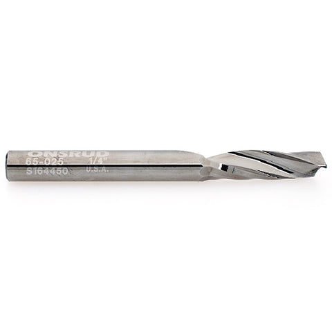 1/4" Solid Carbide One Flute Upcut Super O Flute