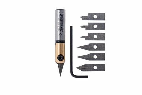 8-Piece Engraving Tool Body & Knives, ShopBot Tools