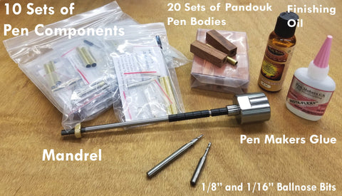 Pen-Carving Starter Kit, ShopBot Tools